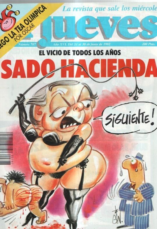 El Jueves revista semanal numero 0787: poster los canzoncillos de Tapies