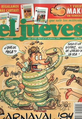 El Jueves revista semanal numero 0872: poster concurso de disfraces