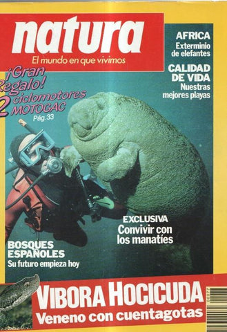 Natura numero 077: Exterminio de elefantes-Convivir con los manaties