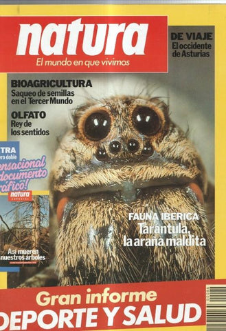 Natura numero 086: Tarantula la araña maldita