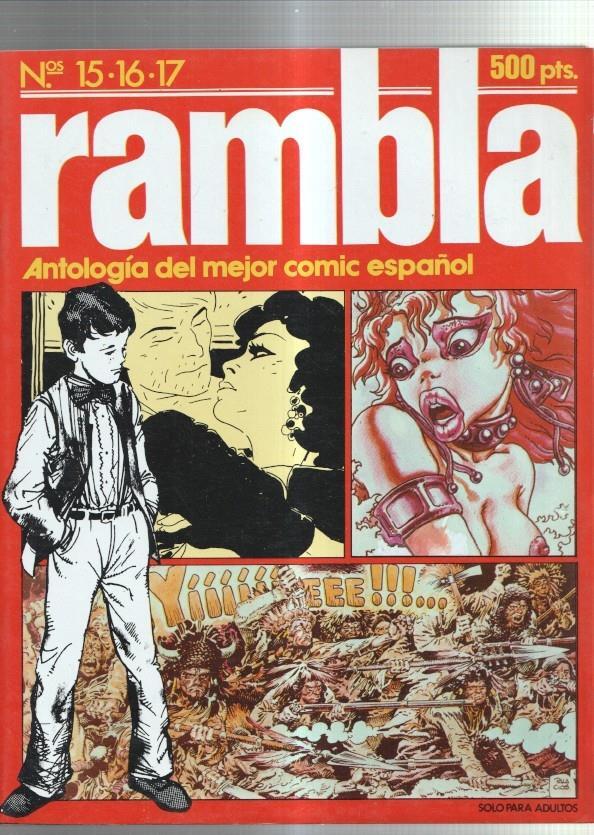 Antologia Rambla retapado numero 6 con los numeros 15,16,17