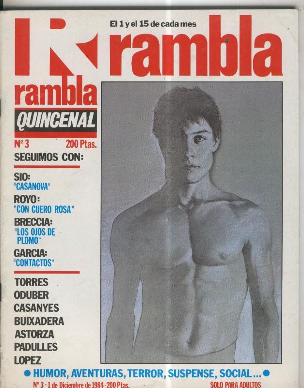 Coleccion Rambla Quincenal numero 3: Casanova-contactos