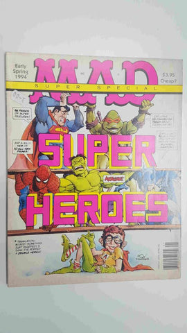 Revista: MAD Early Spring 1994 Super Special num 96. Superheroes