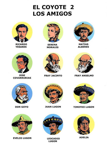 Poster DIN 4 numero 0726: El Coyote segunda serie: Los amigos de Batet