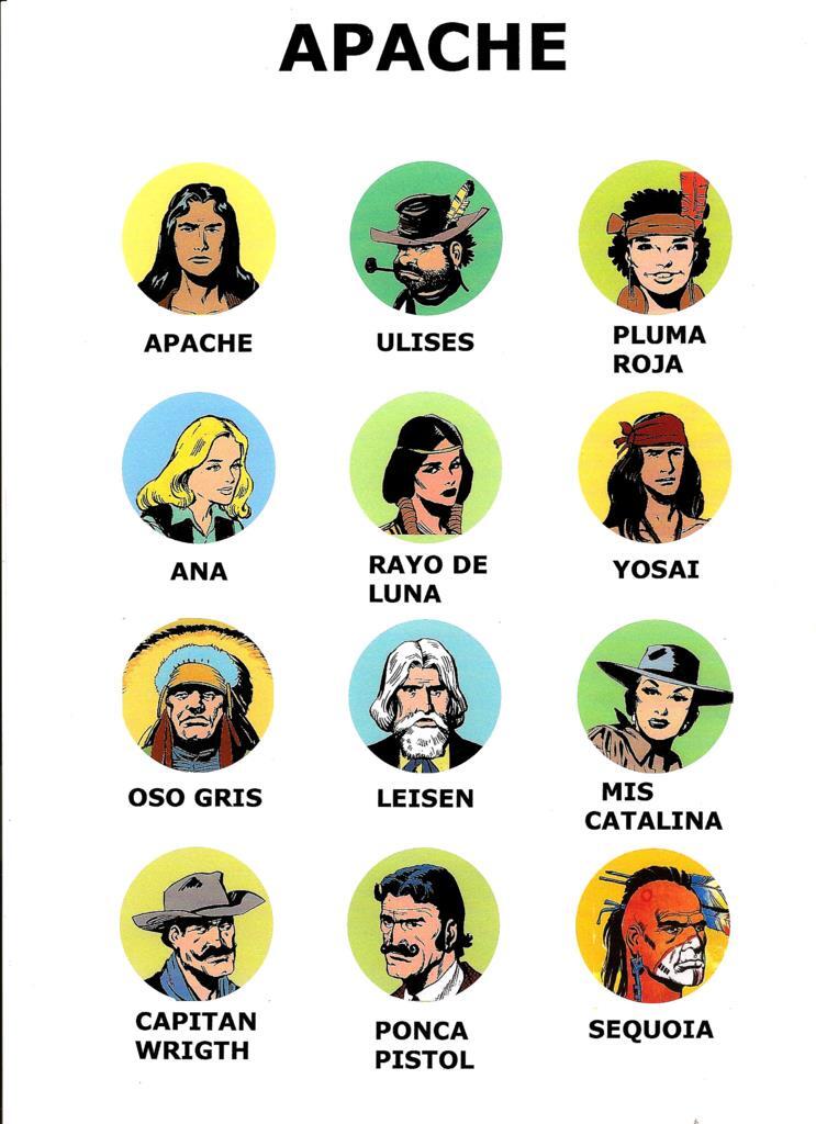 Poster DIN 4 numero 0741: Apache de Luis Bermejo