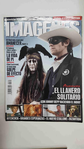 Revista Cine: Imagenes de Actualidad num 329, noviembre 2012. Portada: El Llanero Solitario