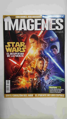 Revista Cine: Imagenes de Actualidad num 363, diciembre 2015. Portada: Star Wars el despertar de la fuerza