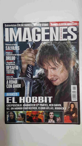 Revista Cine: Imagenes de Actualidad num 327, septiembre 2012. Portada: El Hobbit