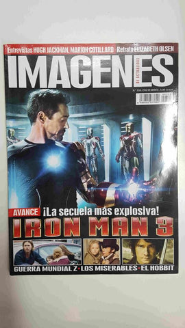 Revista Cine: Imagenes de Actualidad num 330, enero 2012. Portada: Iron Man 3