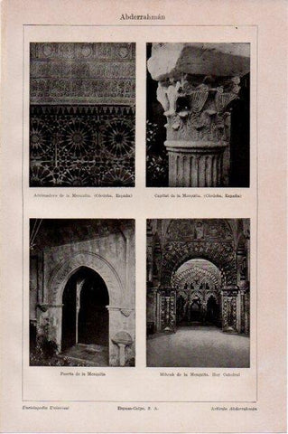LAMINA V13403: Vistas de la Mezquita de Cordoba