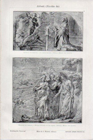 LAMINA V13394: Dibujos por Nicolas de Abbati