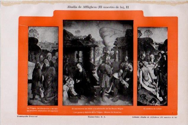 LAMINA V13381: Los gozos y dolores de la Virgen en Museo de Bruselas I