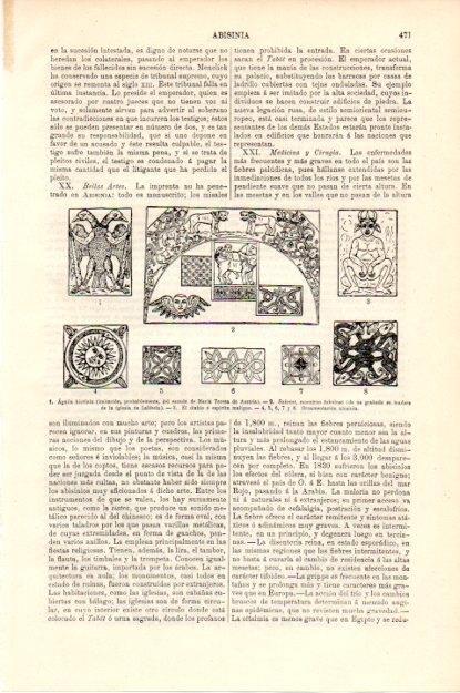 LAMINA V13433: Ornamentacion abisinia