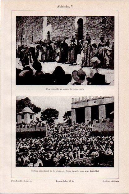 LAMINA V13432: Procesion en Axum, Etiopia