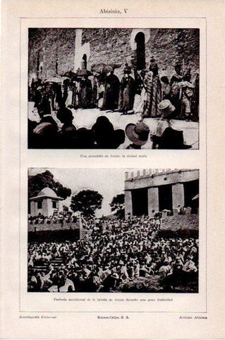 LAMINA V13432: Procesion en Axum, Etiopia