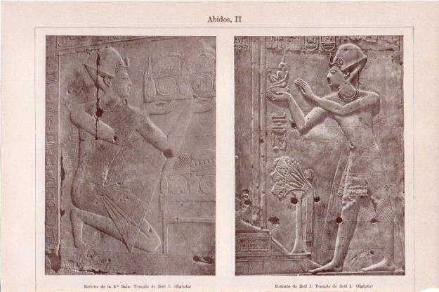 LAMINA V13423: Relieves del Templo de Seti I, Egipto