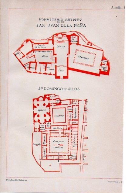 LAMINA V13378: Planos del Monasterio de San Juan de la Peña y Santo Domingo de los Tilos