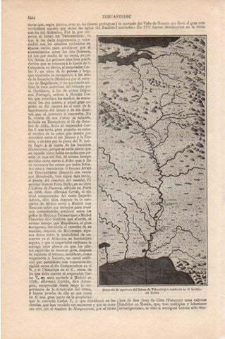 LAMINA V13341: Proyecto de apertura del Istmo de Tehuantepec