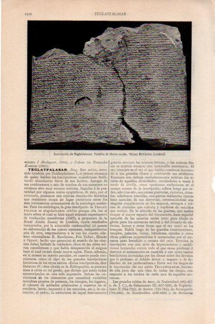 LAMINA V13335: Inscripcion de Teglatfalassar