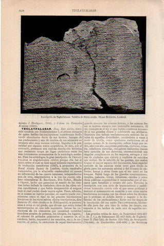 LAMINA V13335: Inscripcion de Teglatfalassar