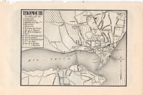 LAMINA V13345: Plano de Teignmouth
