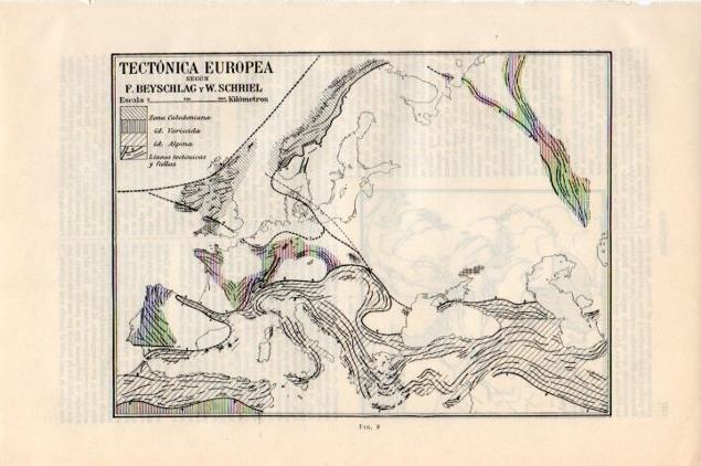 LAMINA V13332: Mapa de la Tectonica Europea