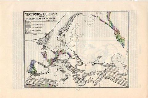 LAMINA V13332: Mapa de la Tectonica Europea