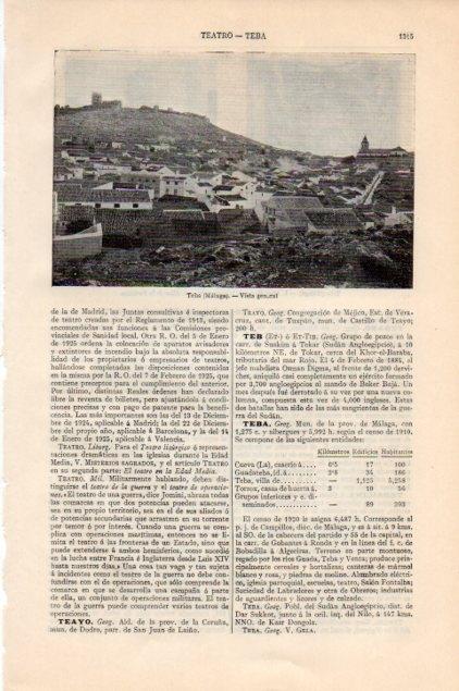 LAMINA V13323: Vista general de Teba, Malaga