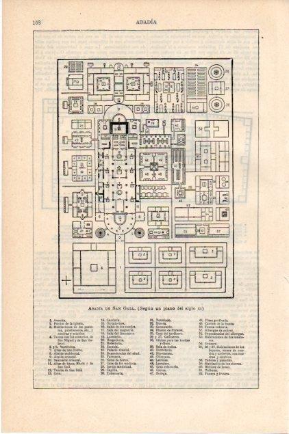 LAMINA V13375: Planta Abadia de San Gall 