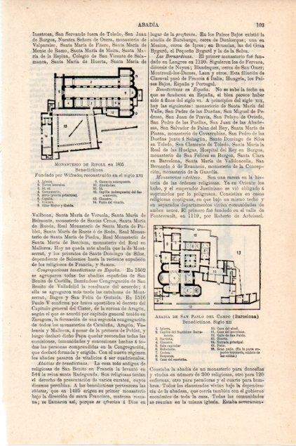 LAMINA V13373: Planta Monasterio de Ripoll y Abadia de Sant Pau del Camp