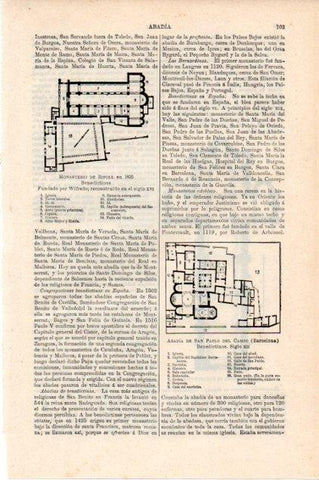 LAMINA V13373: Planta Monasterio de Ripoll y Abadia de Sant Pau del Camp