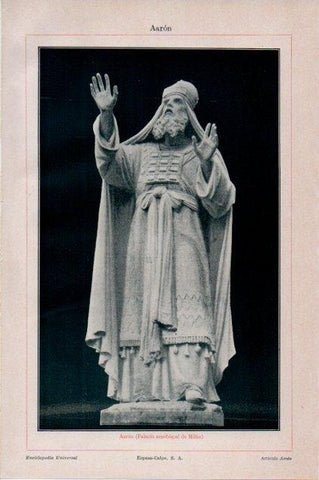 LAMINA V13365: Escultura de Aaron