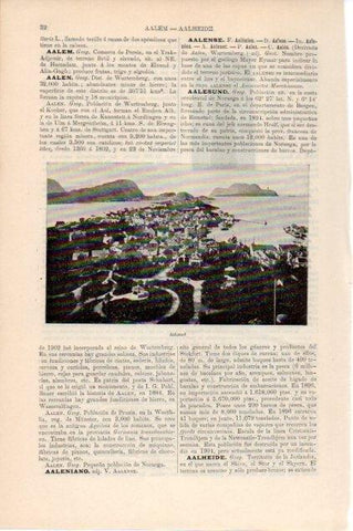 LAMINA V13362: Vista de Aalesund