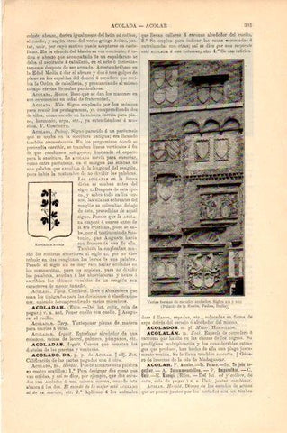 LAMINA V13523: Escudos acolados siglos XII y XIII