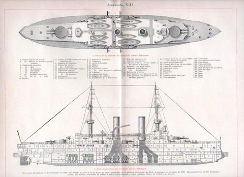 LAMINA V13558: Acorazado Zuhringen