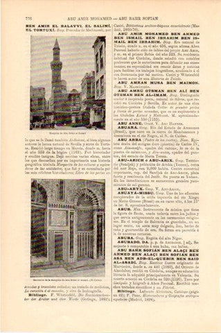 LAMINA V13466: Mezquita de Abu Beker el Ansari