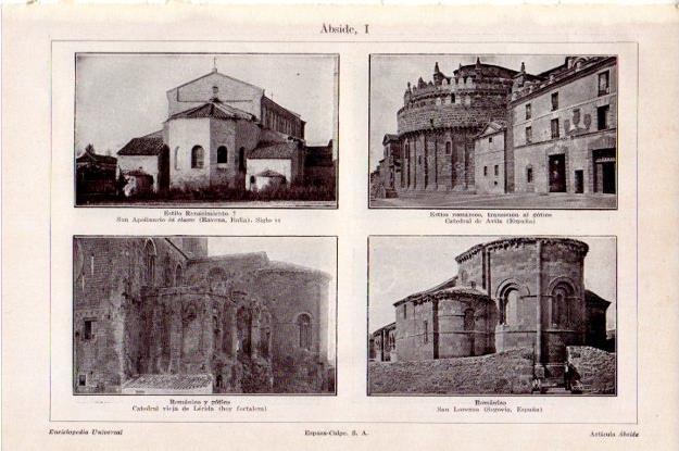 LAMINA V13459: Ejemplos de absides