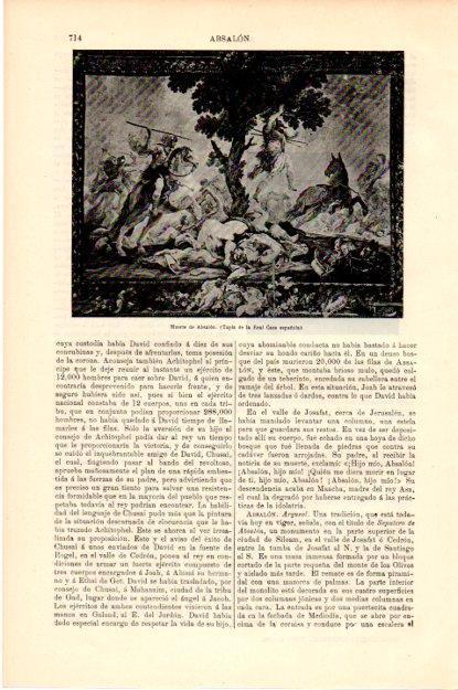 LAMINA V13458: Muerte de Absaion tapiz