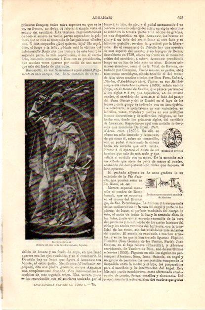 LAMINA V13445: Sacrificio de Isaac, silleria Catedral de Leon
