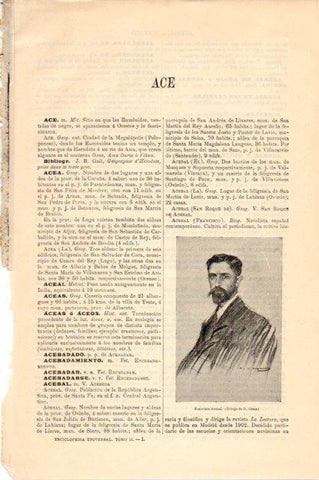 LAMINA V13490: Francisco Acebal, por R. Casas