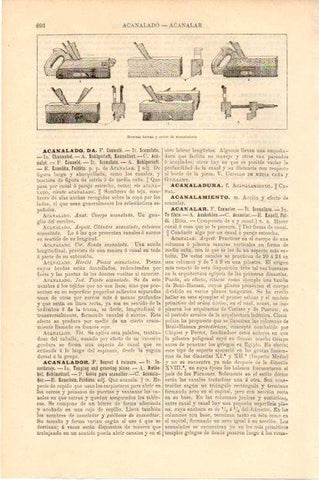 LAMINA V13483: Cortes de acanaladoras