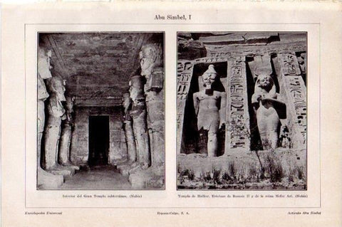 LAMINA V13473: Abu Simbel, Egipto