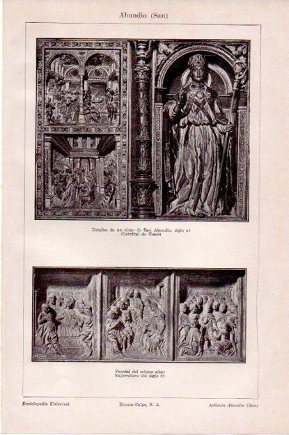 LAMINA V13472: Altar de San Abundio, Catedral de Como