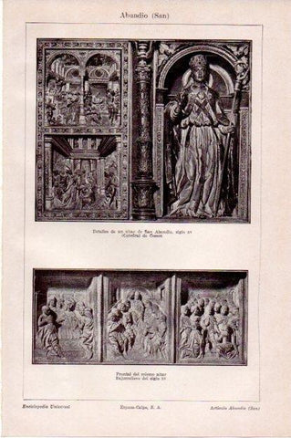 LAMINA V13472: Altar de San Abundio, Catedral de Como