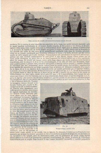 LAMINA V13152: Tanque frances Renault