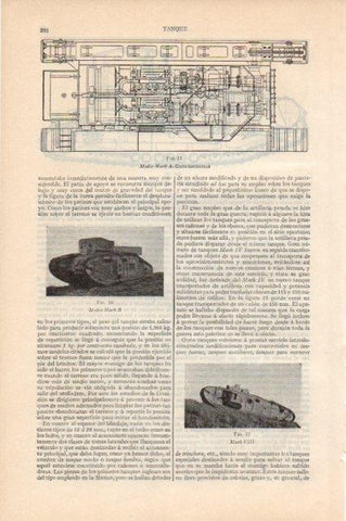 LAMINA V13150: Tanque Mark A, Marl B y Mark VIII