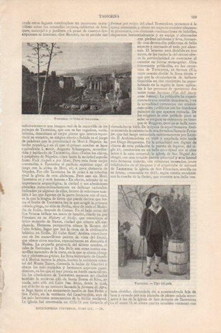 LAMINA V13161: Ruinas de Taormina
