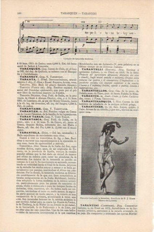 LAMINA V13189: Pescador bailando la tarantela, por F.J. Duret