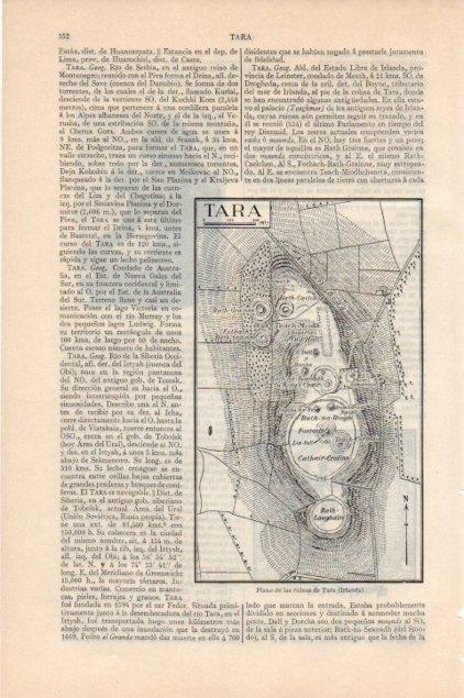 LAMINA V13183: Plano de las ruinas de Tara, Irlanda
