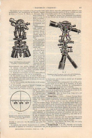LAMINA V13182: Taquimetro Troughton